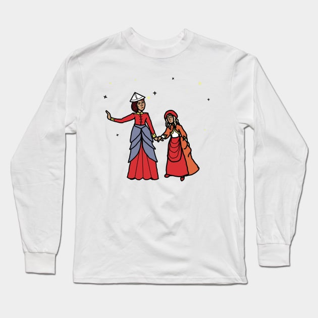 Alice and the Red Queen Long Sleeve T-Shirt by LochNestFarm